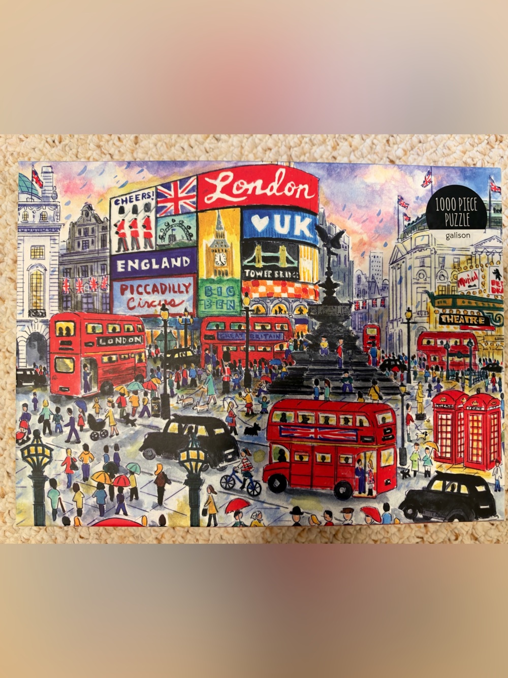 Galison 1000 Piece Puzzle - London by Michael Storrings